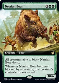 Nessian Boar (Extended Art) [Theros Beyond Death] | Galactic Gamez