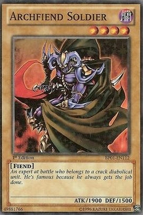 Archfiend Soldier [BP01-EN112] Starfoil Rare | Galactic Gamez