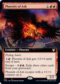 Phoenix of Ash (Extended Art) [Theros Beyond Death] | Galactic Gamez