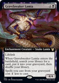 Gravebreaker Lamia (Extended Art) [Theros Beyond Death] | Galactic Gamez