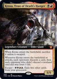 Kroxa, Titan of Death's Hunger (Extended Art) [Theros Beyond Death] | Galactic Gamez