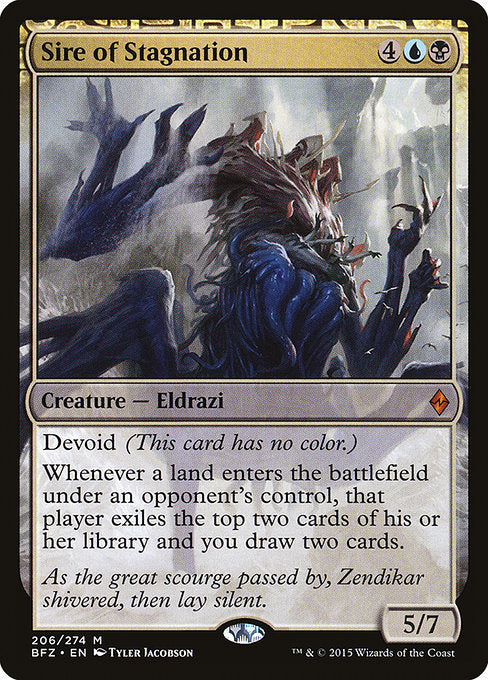 Sire of Stagnation [Battle for Zendikar] | Galactic Gamez