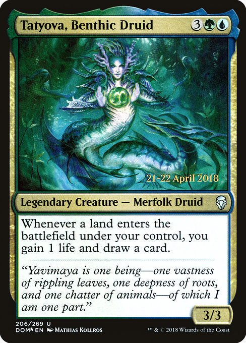 Tatyova, Benthic Druid [Dominaria Promos] | Galactic Gamez