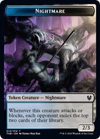 Nightmare Token [Theros Beyond Death] | Galactic Gamez