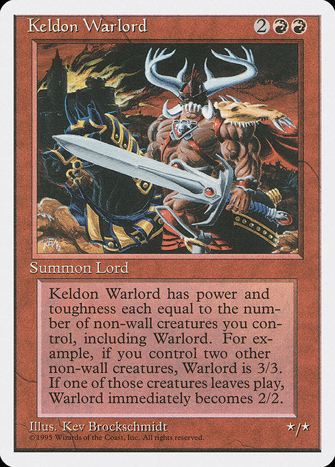 Keldon Warlord [Fourth Edition] | Galactic Gamez