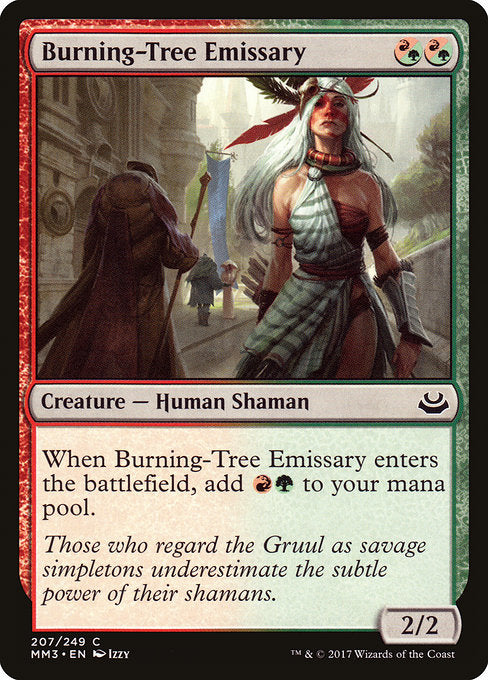 Burning-Tree Emissary [Modern Masters 2017] | Galactic Gamez