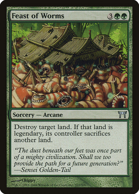 Feast of Worms [Champions of Kamigawa] | Galactic Gamez