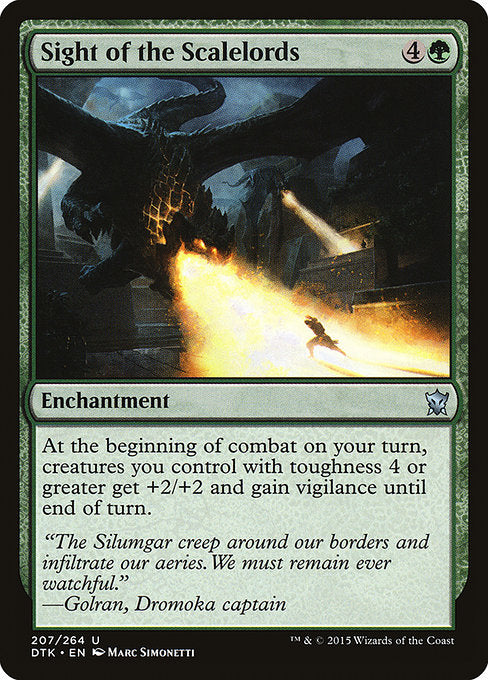 Sight of the Scalelords [Dragons of Tarkir] | Galactic Gamez