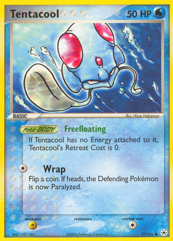 Tentacool (77/101) [EX: Hidden Legends] | Galactic Gamez