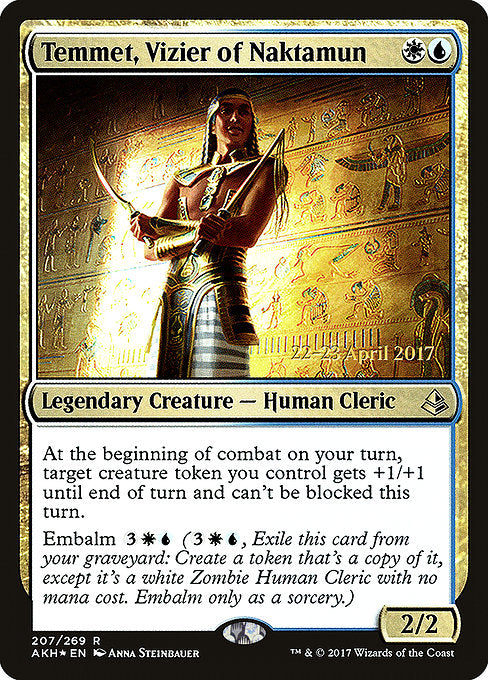 Temmet, Vizier of Naktamun [Amonkhet Promos] | Galactic Gamez