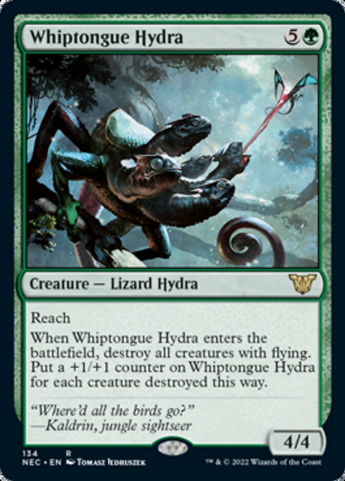 Whiptongue Hydra [Kamigawa: Neon Dynasty Commander] | Galactic Gamez