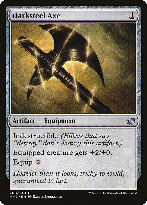 Darksteel Axe [Modern Masters 2015] | Galactic Gamez