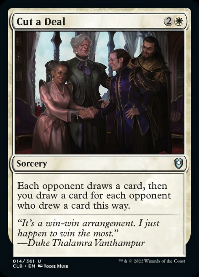 Cut a Deal [Commander Legends: Battle for Baldur's Gate] | Galactic Gamez