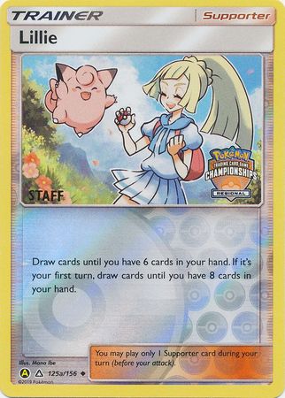 Lillie (125a/156) (Regional Promo Staff) [Sun & Moon: Ultra Prism] | Galactic Gamez