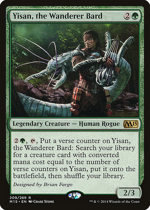 Yisan, the Wanderer Bard [Magic 2015] | Galactic Gamez