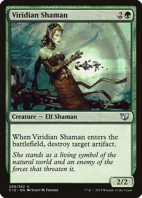 Viridian Shaman [Commander 2015] | Galactic Gamez