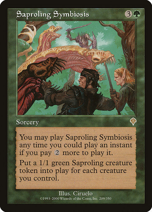 Saproling Symbiosis [Invasion] | Galactic Gamez