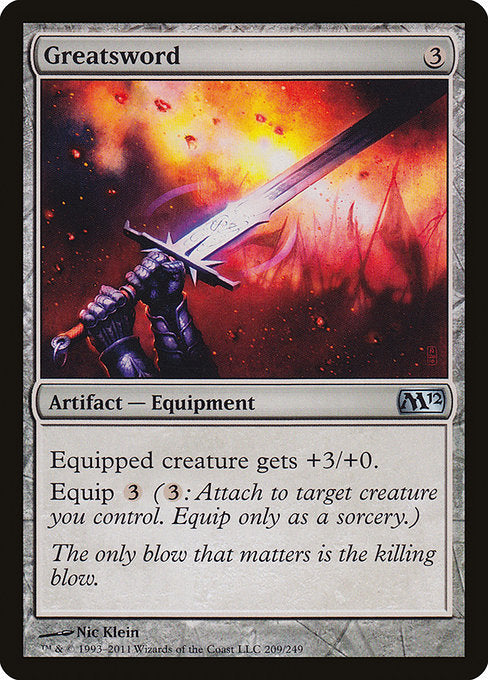 Greatsword [Magic 2012] | Galactic Gamez