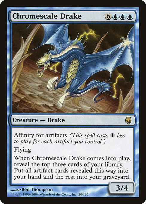 Chromescale Drake [Darksteel] | Galactic Gamez