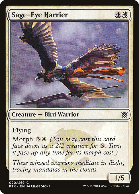 Sage-Eye Harrier [Khans of Tarkir] | Galactic Gamez