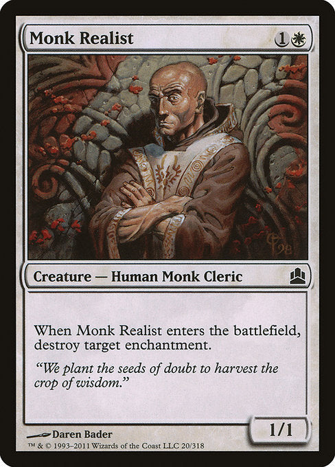 Monk Realist [Commander 2011] | Galactic Gamez