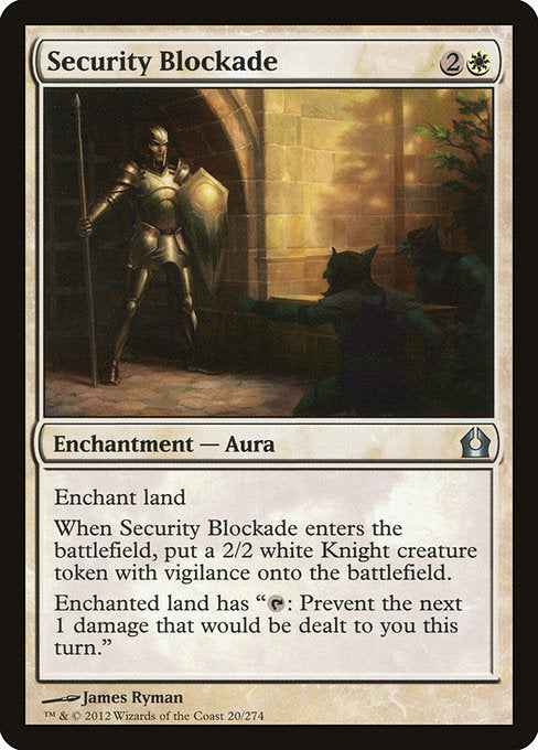 Security Blockade [Return to Ravnica] | Galactic Gamez