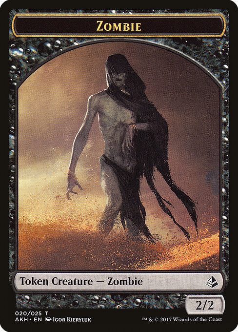 Zombie [Amonkhet Tokens] | Galactic Gamez