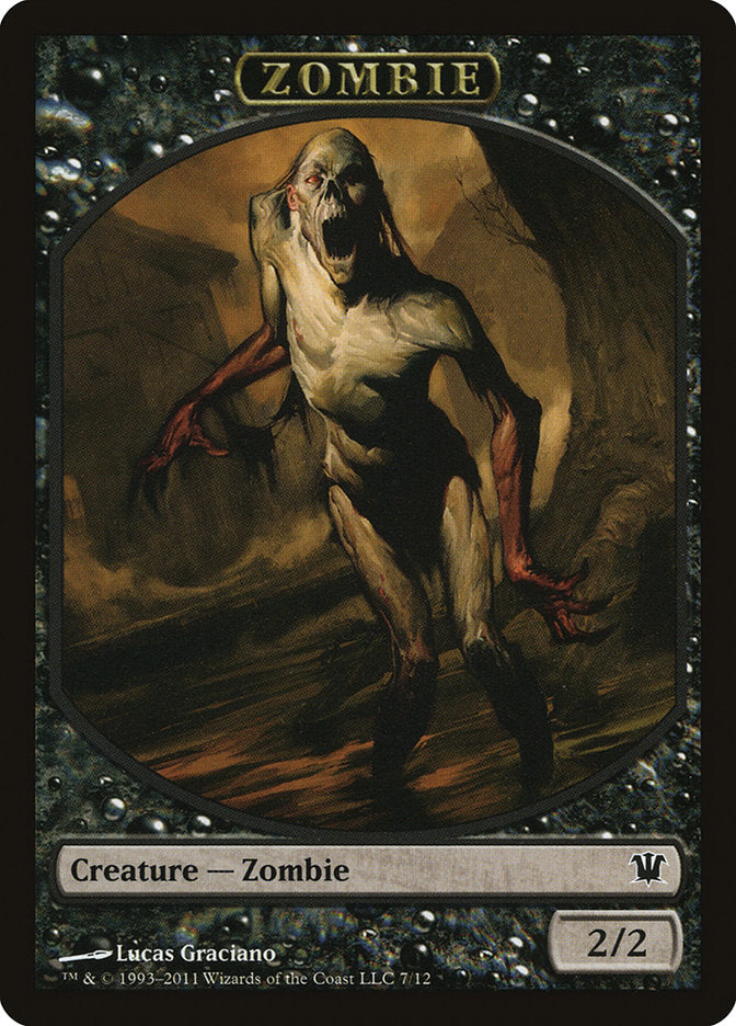 Zombie (7/12) [Innistrad Tokens] | Galactic Gamez