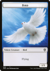 Bird // Cat Double-Sided Token [Phyrexia: All Will Be One Commander Tokens] | Galactic Gamez