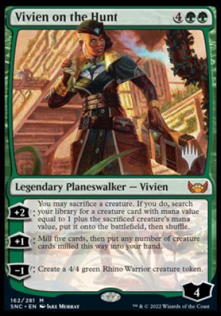Vivien on the Hunt (Promo Pack) [Streets of New Capenna Promos] | Galactic Gamez