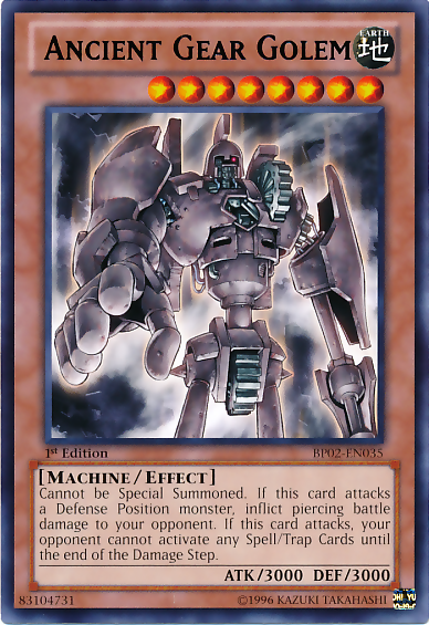 Ancient Gear Golem [BP02-EN035] Mosaic Rare | Galactic Gamez