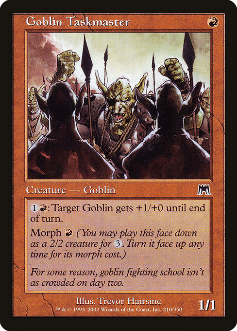 Goblin Taskmaster [Onslaught] | Galactic Gamez