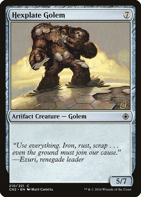 Hexplate Golem [Conspiracy: Take the Crown] | Galactic Gamez