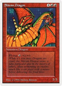 Shivan Dragon [Summer Magic / Edgar] | Galactic Gamez