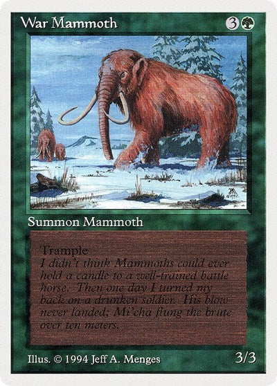 War Mammoth [Summer Magic / Edgar] | Galactic Gamez