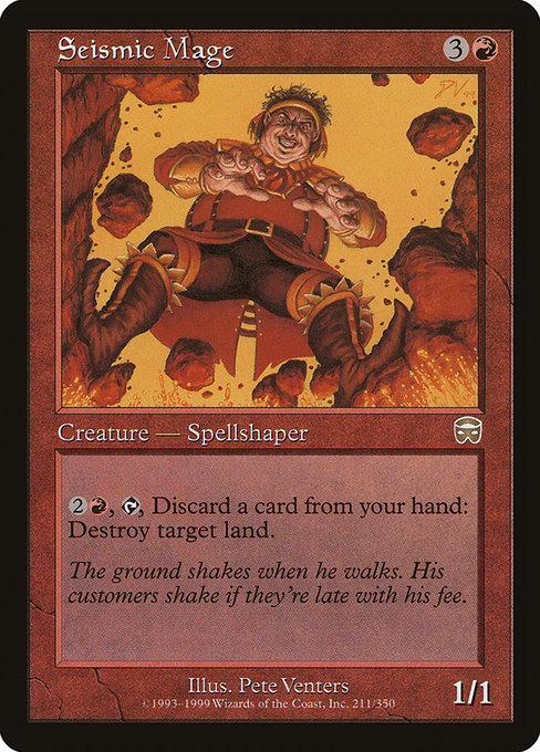 Seismic Mage [Mercadian Masques] | Galactic Gamez