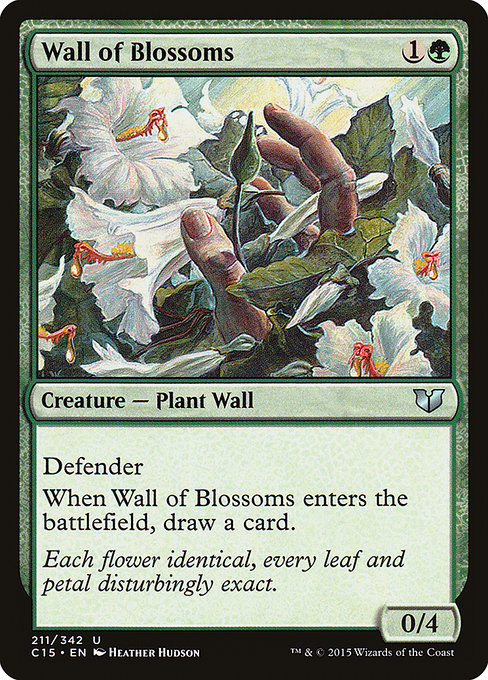 Wall of Blossoms [Commander 2015] | Galactic Gamez