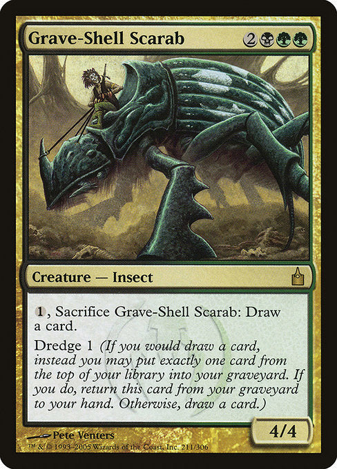 Grave-Shell Scarab [Ravnica: City of Guilds] | Galactic Gamez