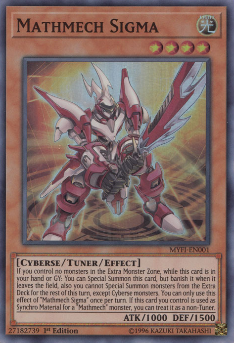 Mathmech Sigma [MYFI-EN001] Super Rare | Galactic Gamez