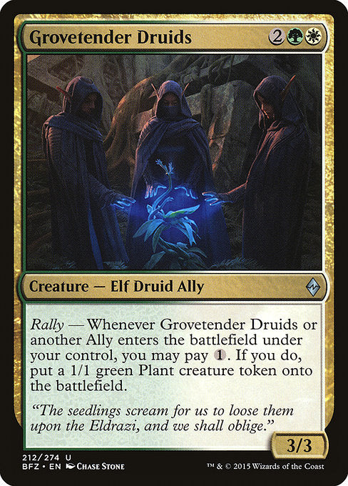 Grovetender Druids [Battle for Zendikar] | Galactic Gamez