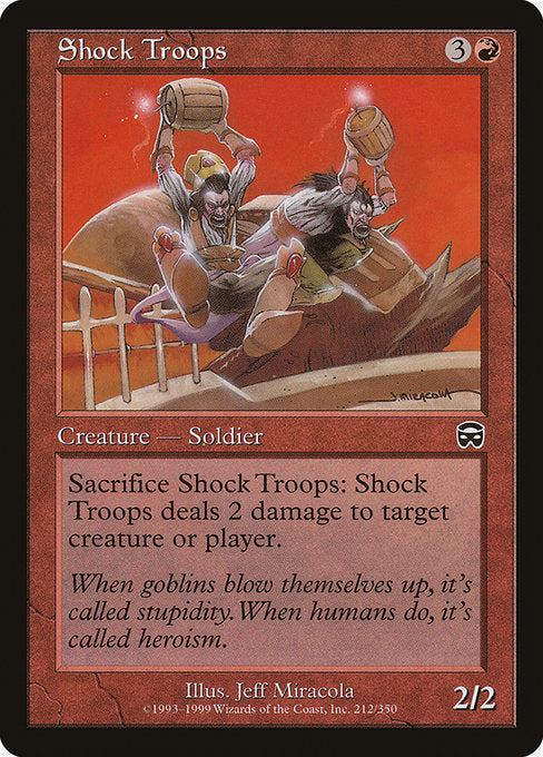 Shock Troops [Mercadian Masques] | Galactic Gamez