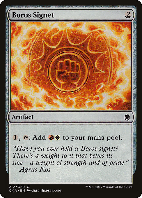 Boros Signet [Commander Anthology] | Galactic Gamez