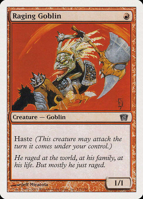 Raging Goblin [Eighth Edition] | Galactic Gamez