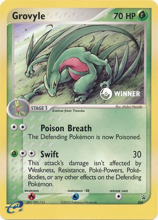 Grovyle (004) (Jumbo Card) [Nintendo: Black Star Promos] | Galactic Gamez