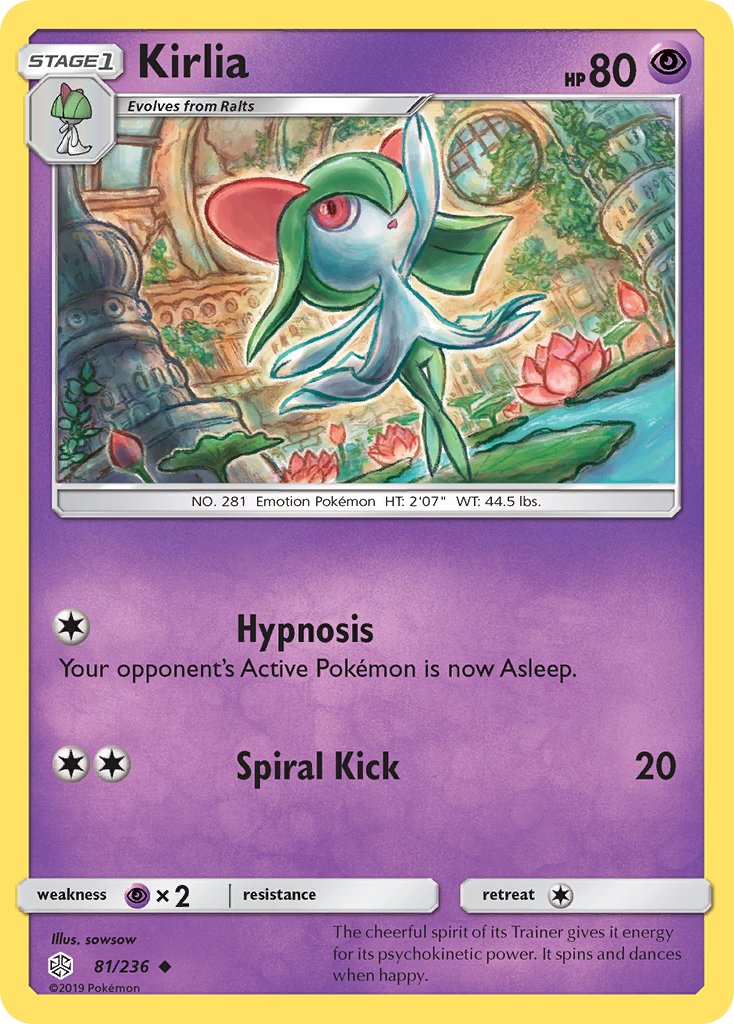 Kirlia (81/236) [Sun & Moon: Cosmic Eclipse] | Galactic Gamez