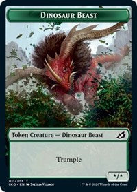 Dinosaur Beast Token [Ikoria: Lair of Behemoths] | Galactic Gamez