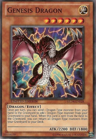 Genesis Dragon [GLD4-EN028] Common | Galactic Gamez