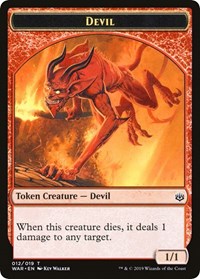 Devil // Satyr Double-sided Token (Challenger 2020) [Unique and Miscellaneous Promos] | Galactic Gamez