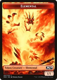 Elemental // Satyr Double-sided Token (Challenger 2020) [Unique and Miscellaneous Promos] | Galactic Gamez