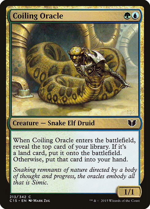 Coiling Oracle [Commander 2015] | Galactic Gamez